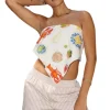 Bon Appetit Embroidered Scarf Top