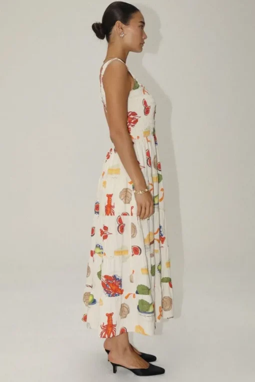 Bon Appetit Smocked Dress