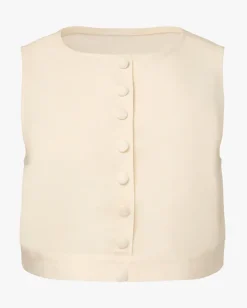 Boxy Linen Boatneck Top