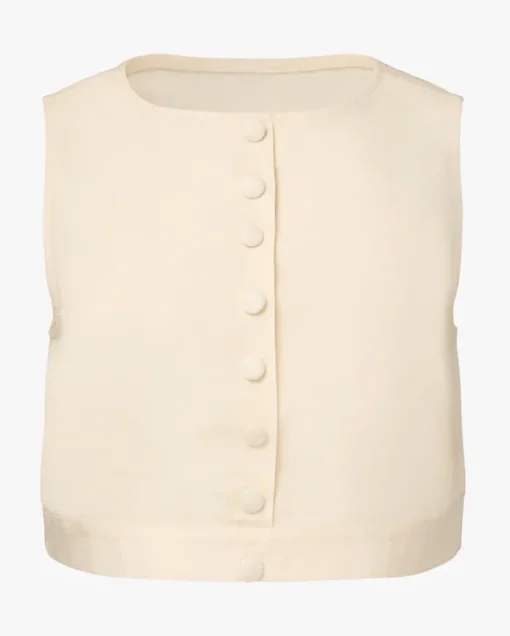 Boxy Linen Boatneck Top