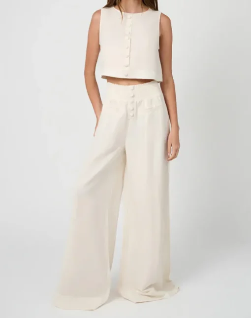 Boxy Linen Boatneck Top