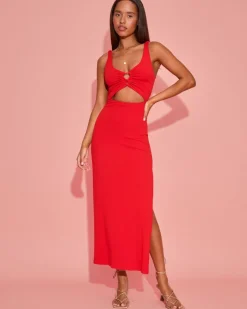 Camille Dress - Flame