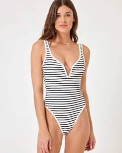 Coco One Piece Swimsuit - Sail Along Stripe
