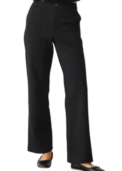 Cotton Knit Patch Pocket Pant