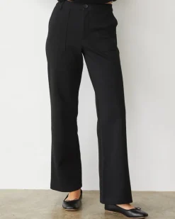 Cotton Knit Patch Pocket Pant
