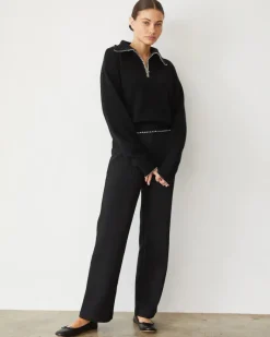 Cotton Knit Patch Pocket Pant