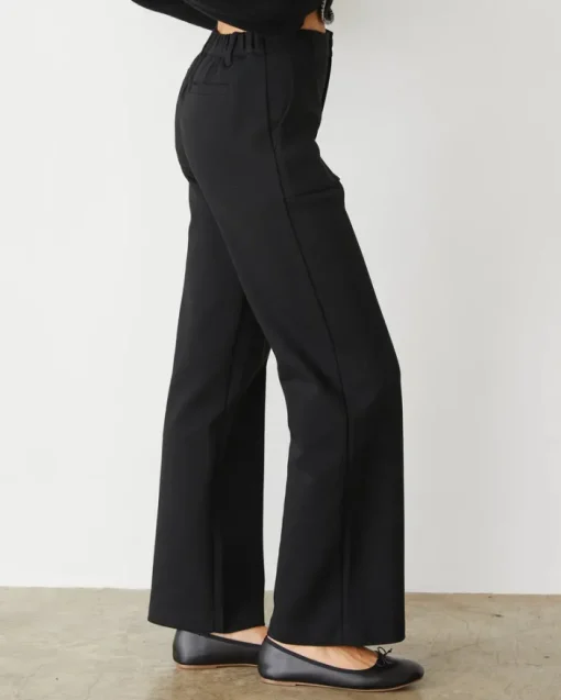 Cotton Knit Patch Pocket Pant