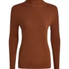 Esme Rib Roll Neck Top