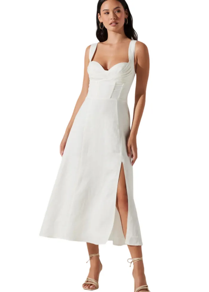 Estella Dress - White