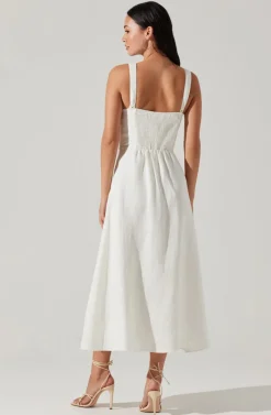 Estella Dress - White