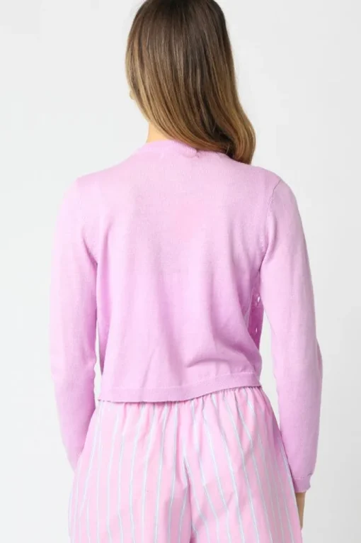 Gianna Knit Cardi - Lilac