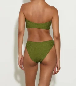Gloria Bikini - Metallic Moss