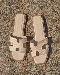 Gordy Sandal - Natural Raffia