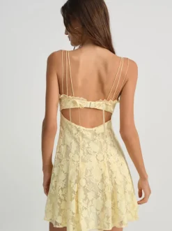 Kate Mini Dress - Yellow