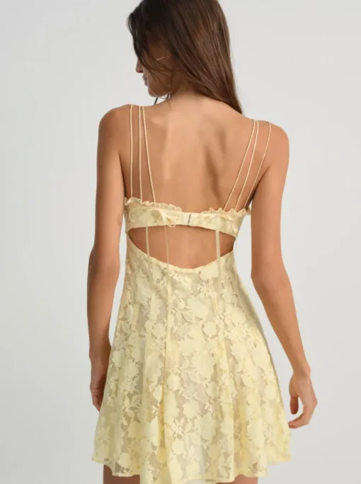 Kate Mini Dress - Yellow