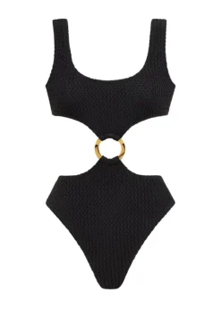 Ky One Piece - Black Crochet