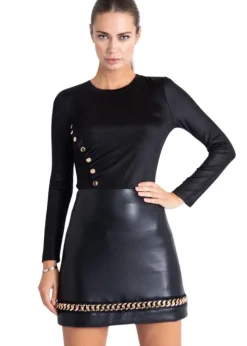 Medea Leather Skirt