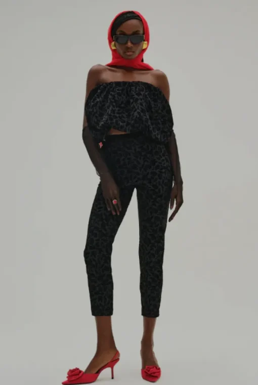 Midnight Velvet Bubble Top