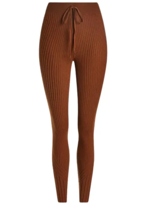Mocado Rib Knit Legging - Tortoise Shell