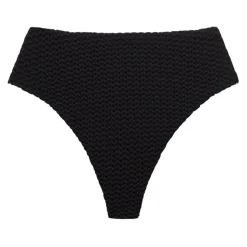 Paula Bikini Bottom - Black Crochet