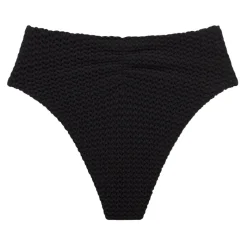 Paula Bikini Bottom - Black Crochet