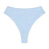 Paula Bikini Bottom - Peri Micro Gingham