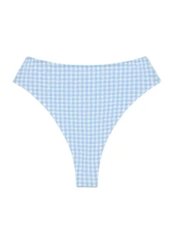 Paula Bikini Bottom - Peri Micro Gingham