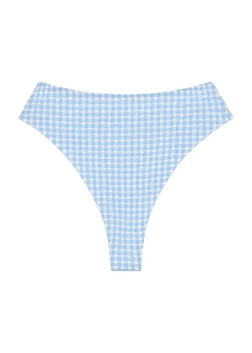 Paula Bikini Bottom - Peri Micro Gingham