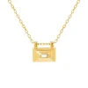 Poppy Baguette Necklace