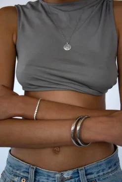 Sloane Hollow Cuff Bracelet