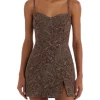 Taylor Skort Romper - Brown Paisley